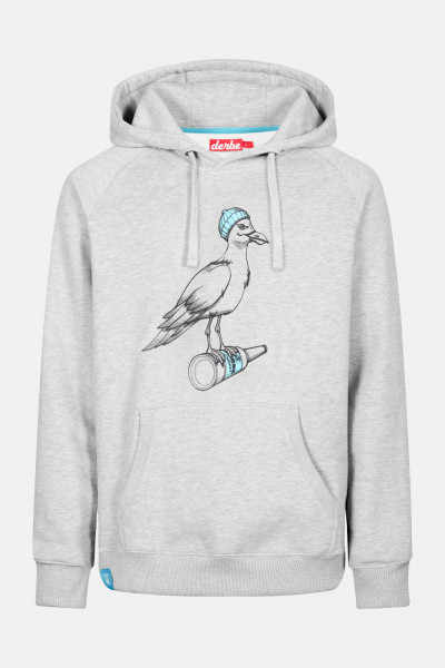 Derbe Sturmmöwe Herren Hoody Grey Melange Grau Derbe Sturmmöwe Herren Hoody Grey Melange Grau
