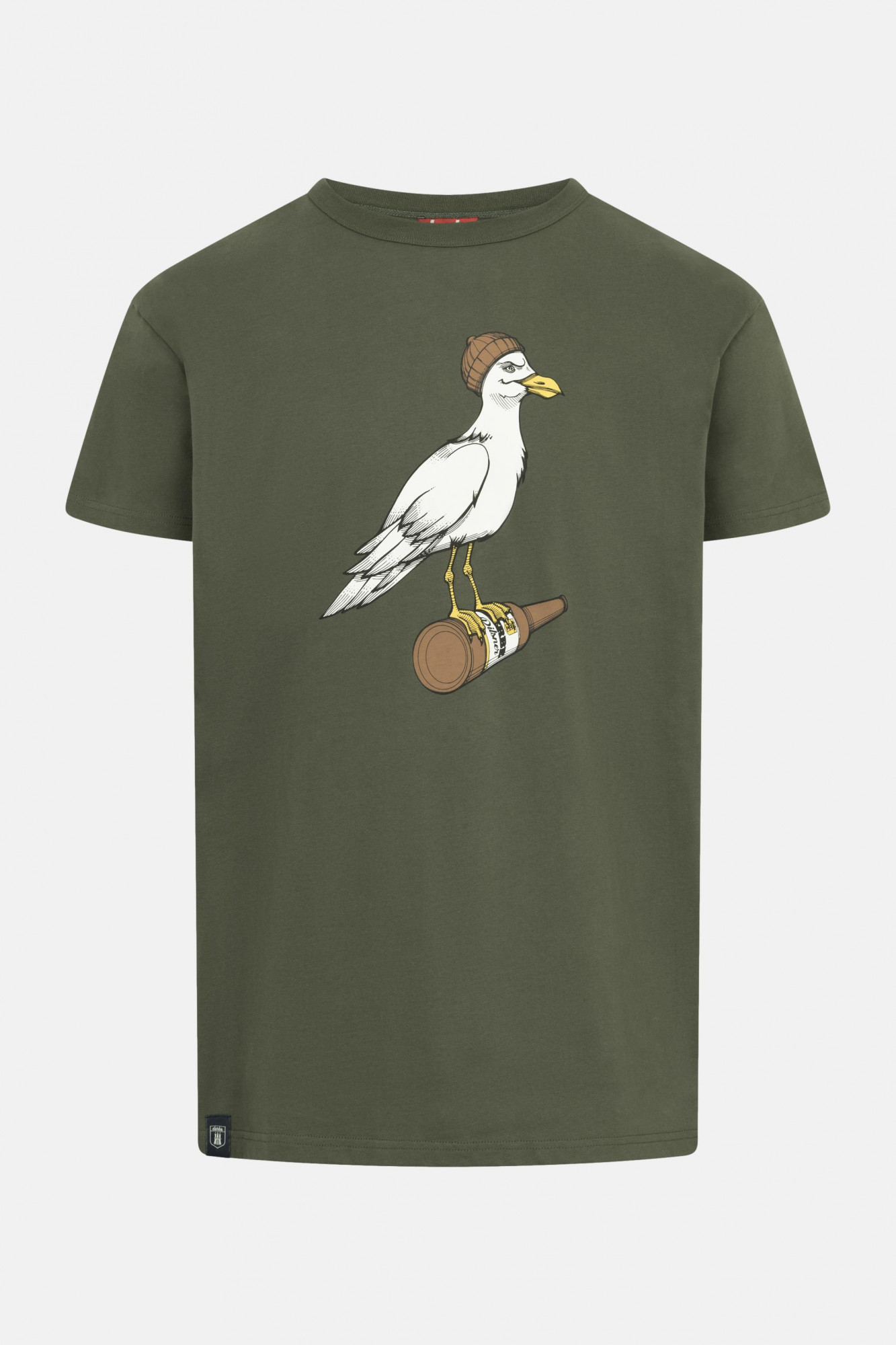 Derbe T-Shirt Sturmmöwe Herren Dunkelgrün