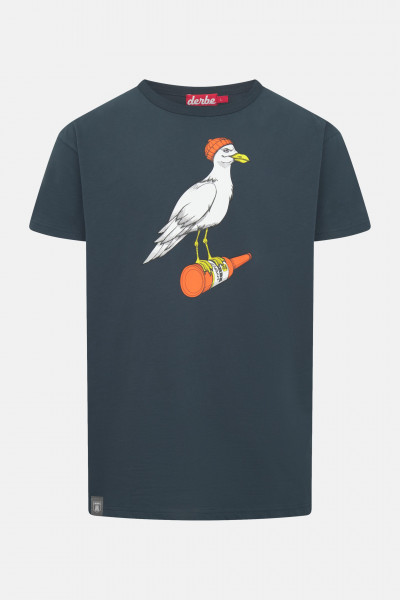 Derbe T-Shirt Sturmmöwe Herren Blau