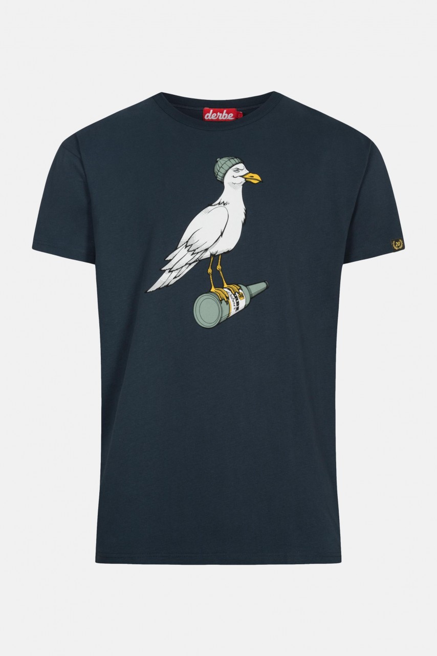 Derbe Sturmmöwe Herren T-Shirt Navy Dunkelblau