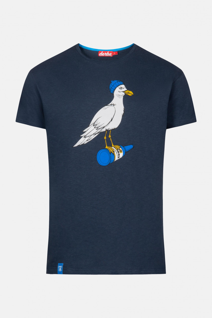 Derbe Sturmmöwe Herren T-Shirt Navy Dunkelblau
