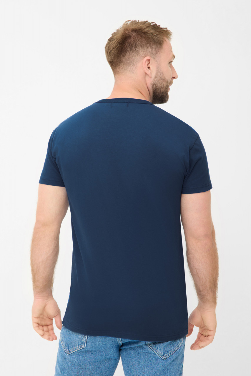 Derbe T-Shirt Sturmmöwe Herren Blau Grau GOTS Organic