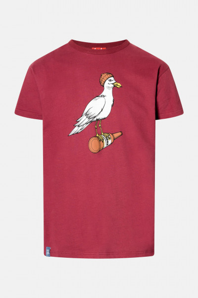Derbe Sturmmöwe Herren T-Shirt Rot Tibetan Redc Derbe Sturmmöwe Herren T-Shirt Rot Tibetan Redc