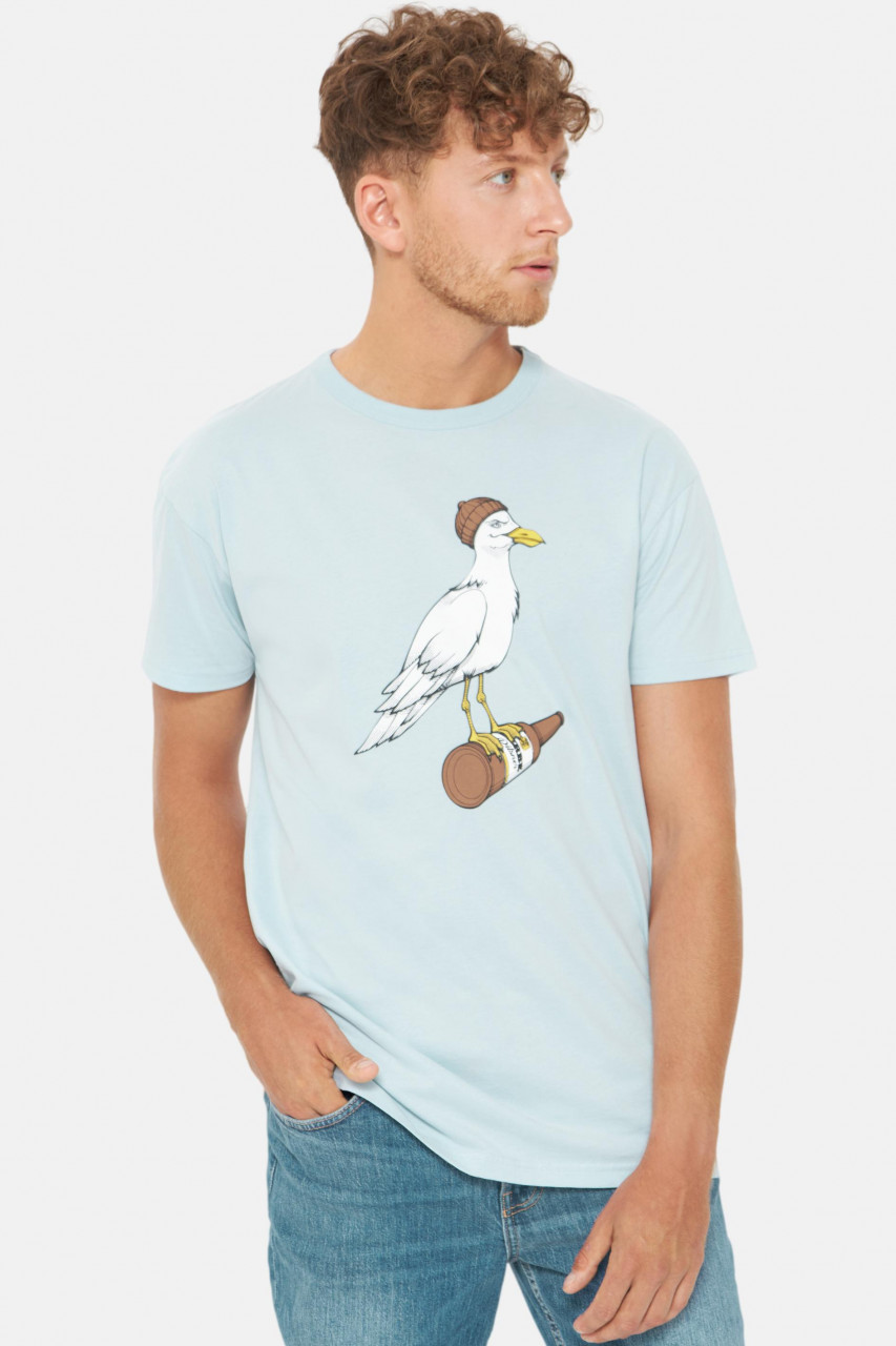 Derbe T-Shirt Sturmmöwe Herren Hellblau