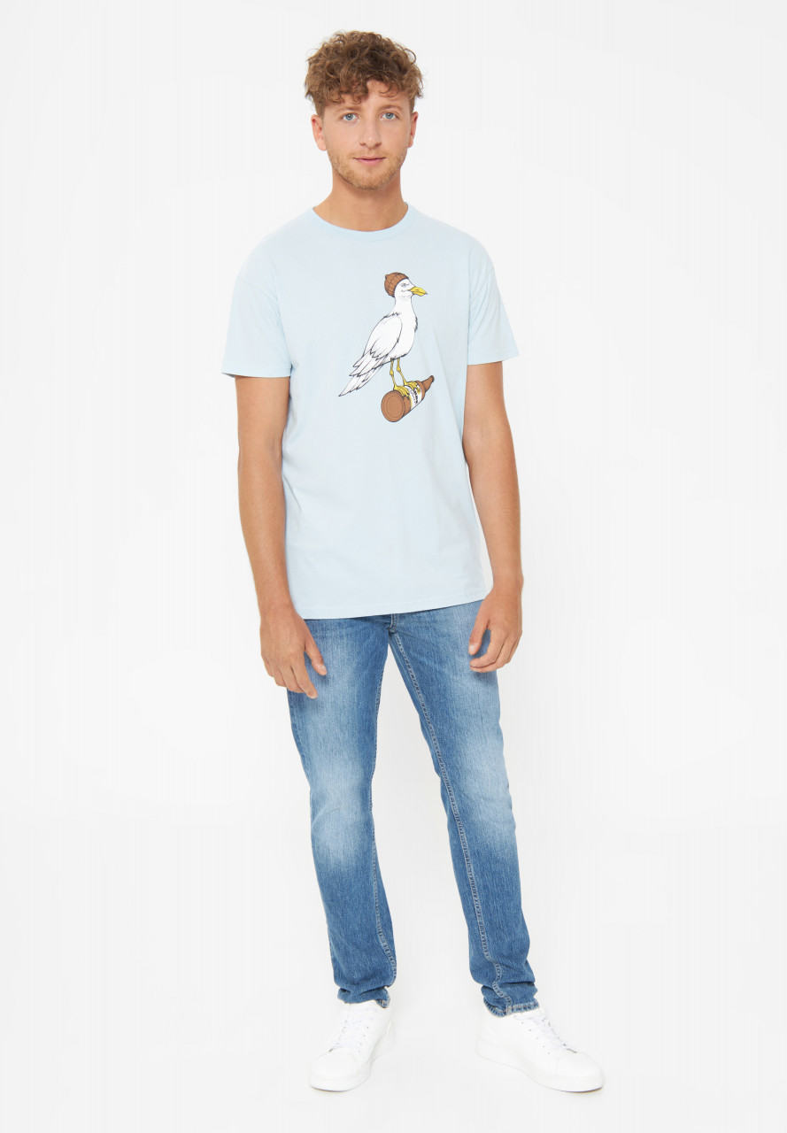 Derbe T-Shirt Sturmmöwe Herren Hellblau