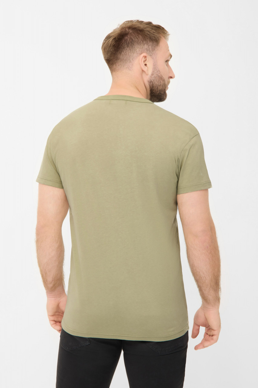 Derbe T-Shirt Sturmmöwe Herren Hellgrün Oliv Grau GOTS Organic