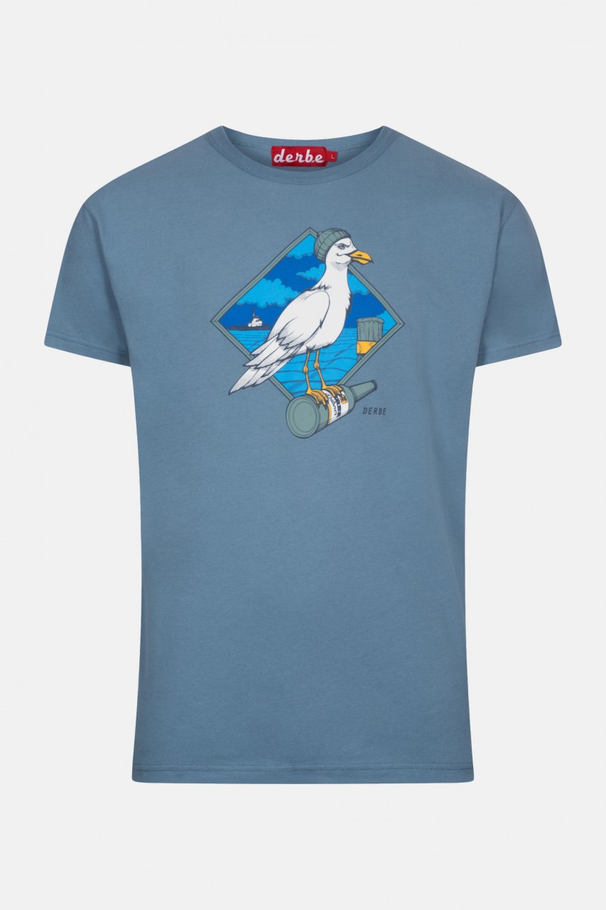 Derbe Sturmmöwe Blau Herren T-Shirt