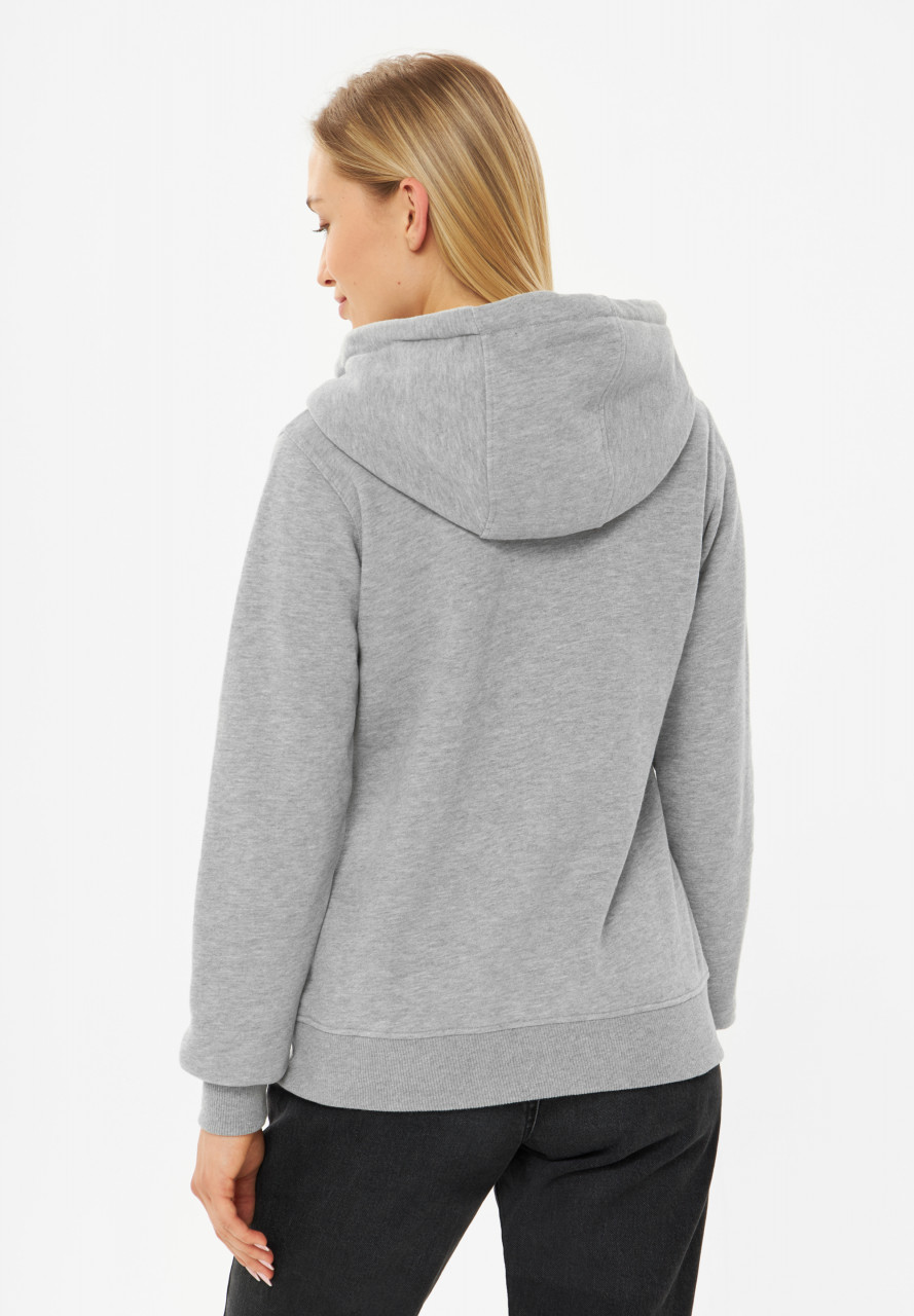 Derbe Hoodie Sturmmöwin Damen Grau