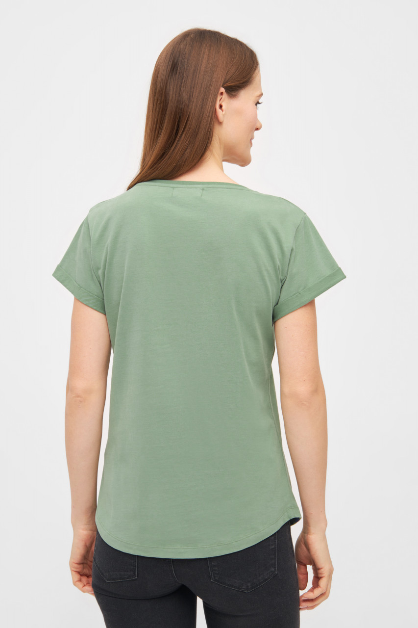 Derbe T-Shirt Sturmmöwin Damen Grün