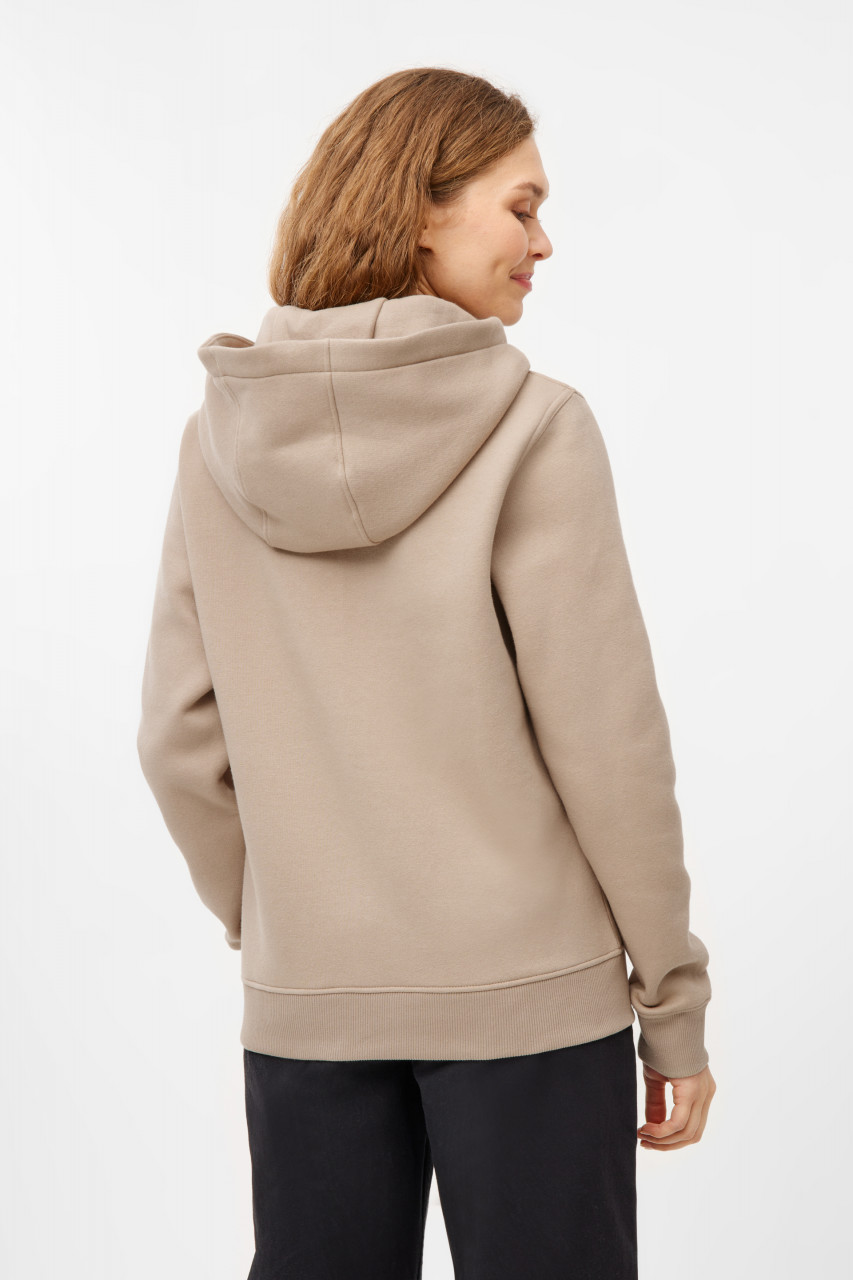 Derbe Hoodie Sturmmöwin Mono Damen Beige Kapuzenpullover GOTS