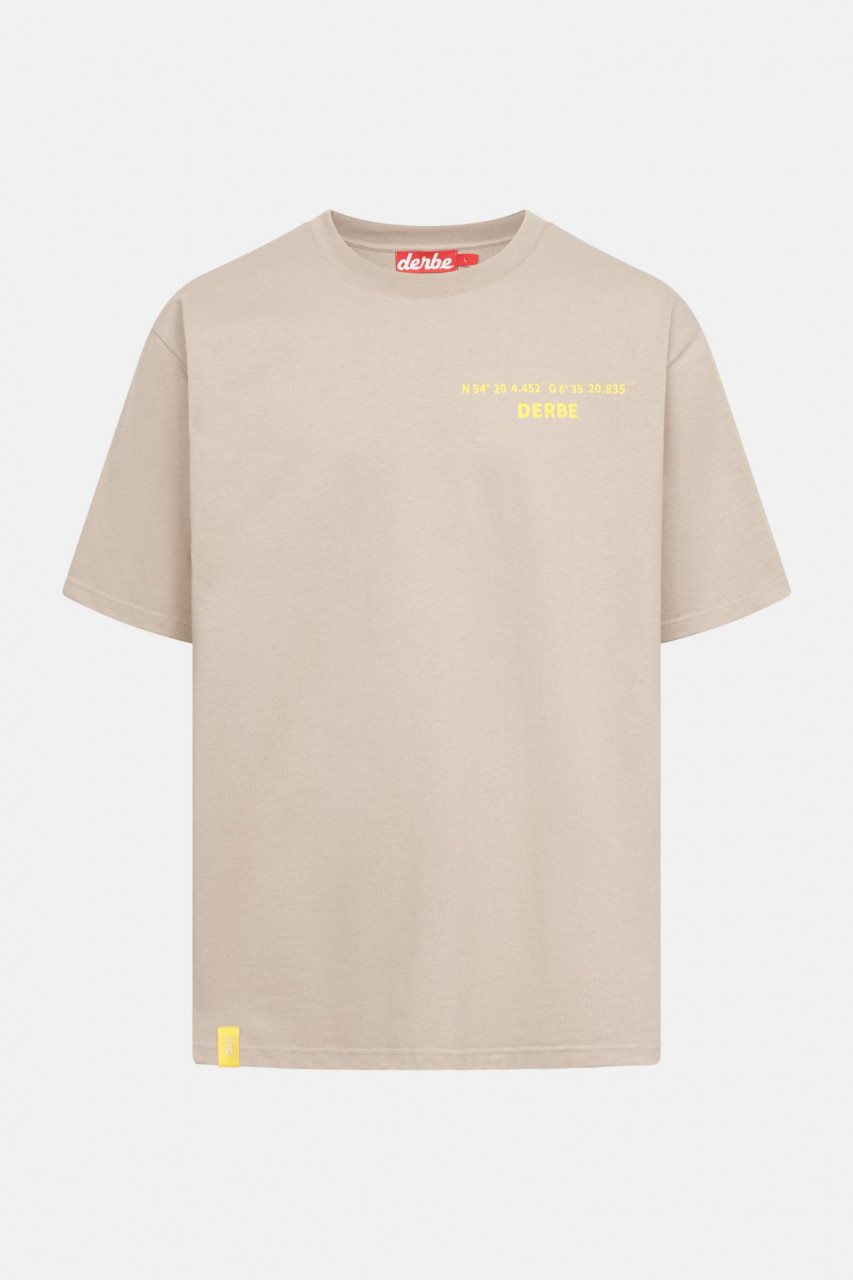 Derbe T-Shirt Surfwind Herren Beige
