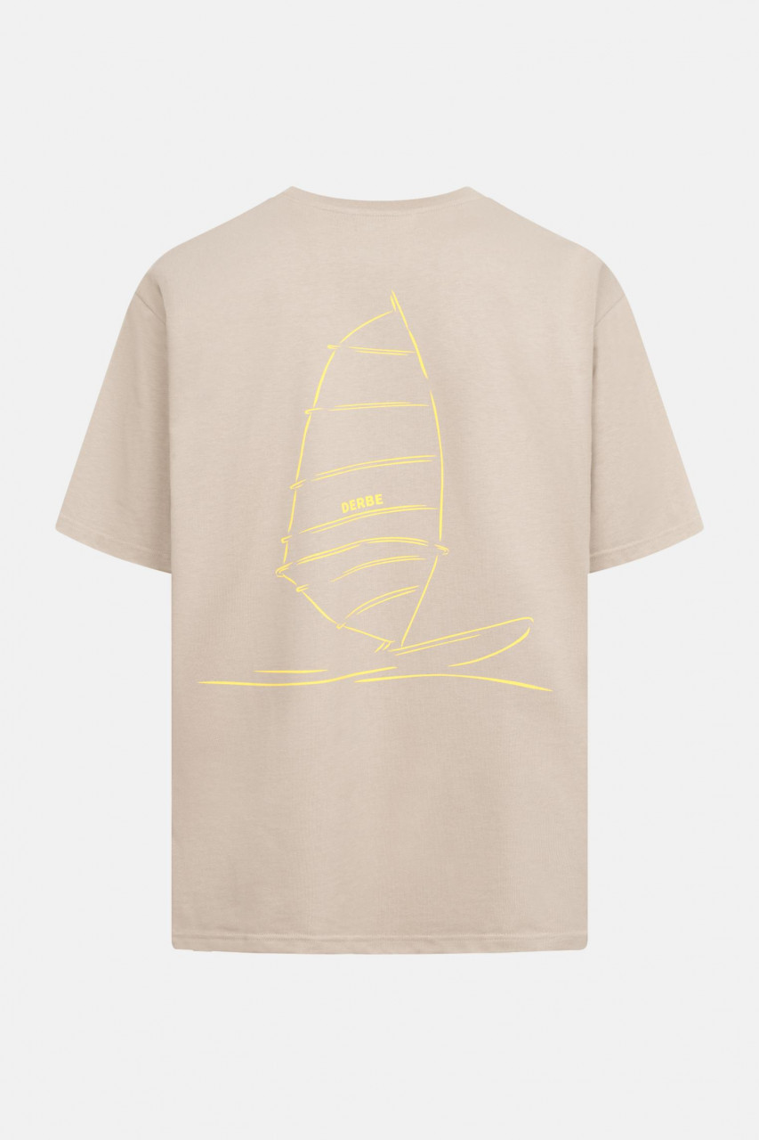 Derbe T-Shirt Surfwind Herren Beige