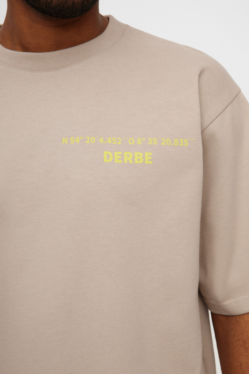 Derbe T-Shirt Surfwind Herren Beige