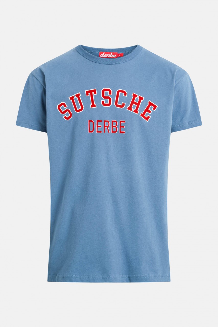 Derbe Sutsche Herren T-Shirt Bijou Blue Blau