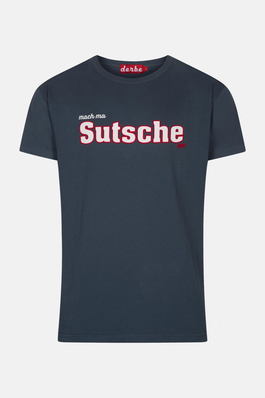 Derbe Sutsche Herren T-Shirt Blau