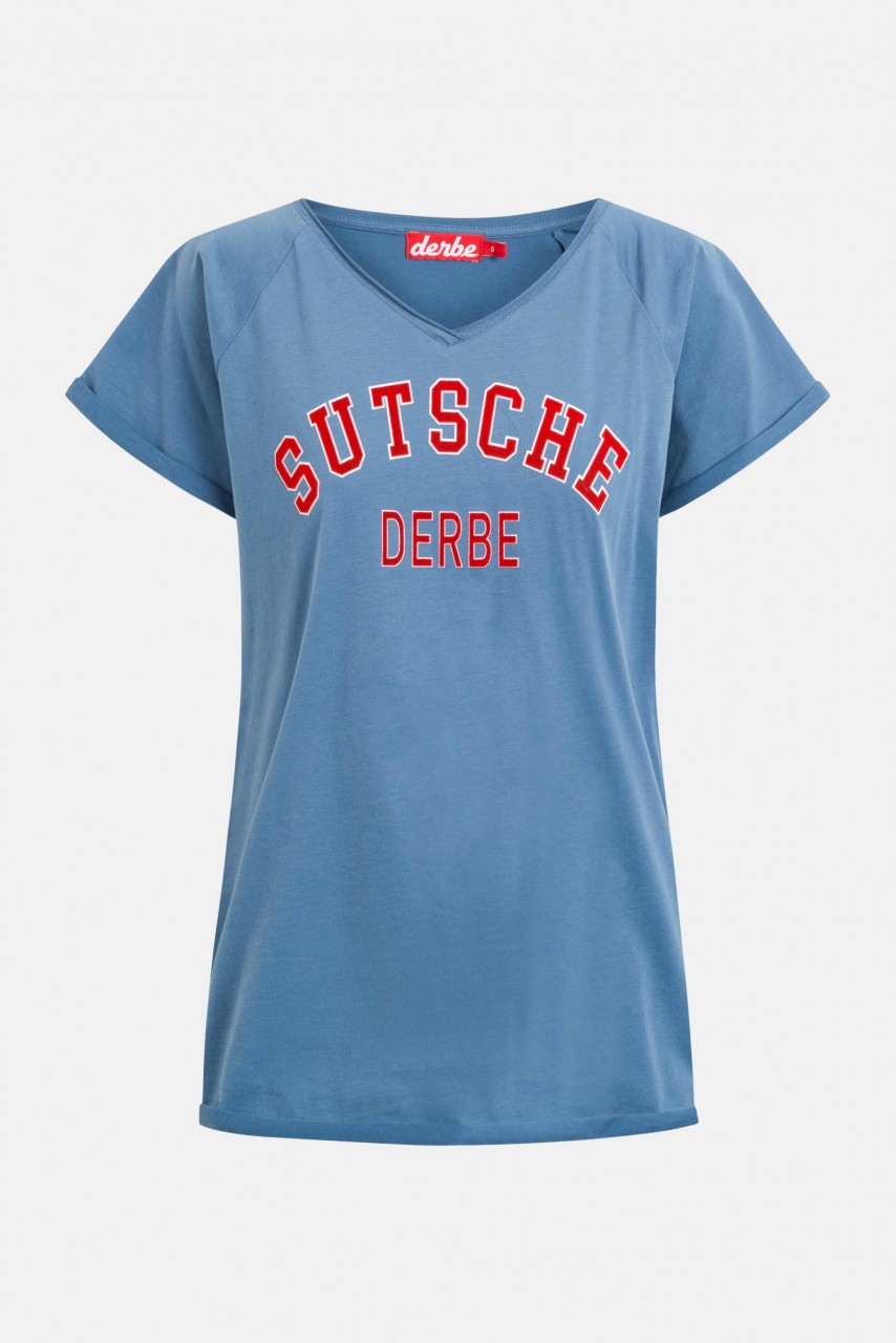Derbe Sutsche Damen T-Shirt Bijou Blue Blau
