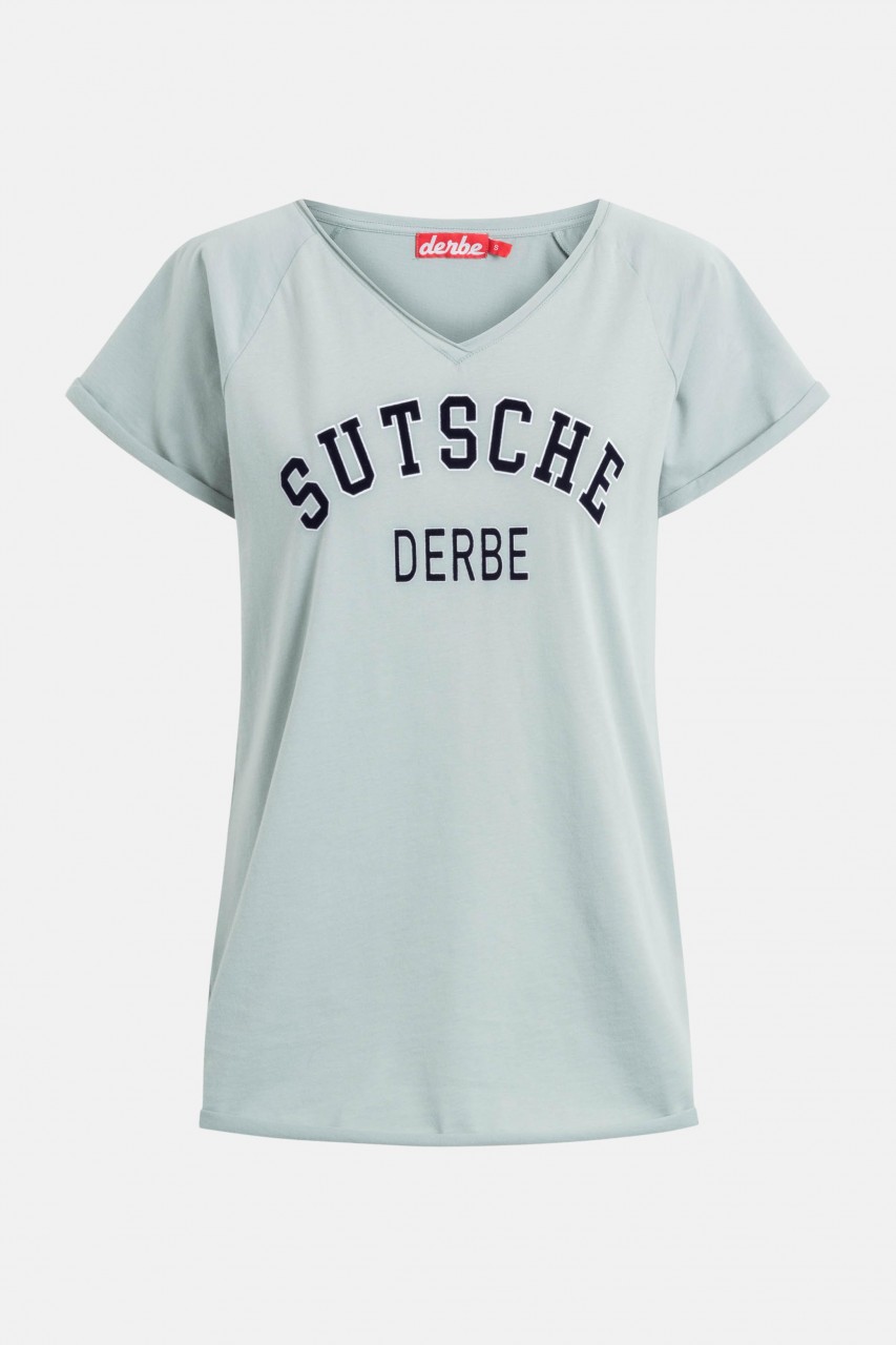 Derbe Sutsche Damen T-Shirt Quarry Grau