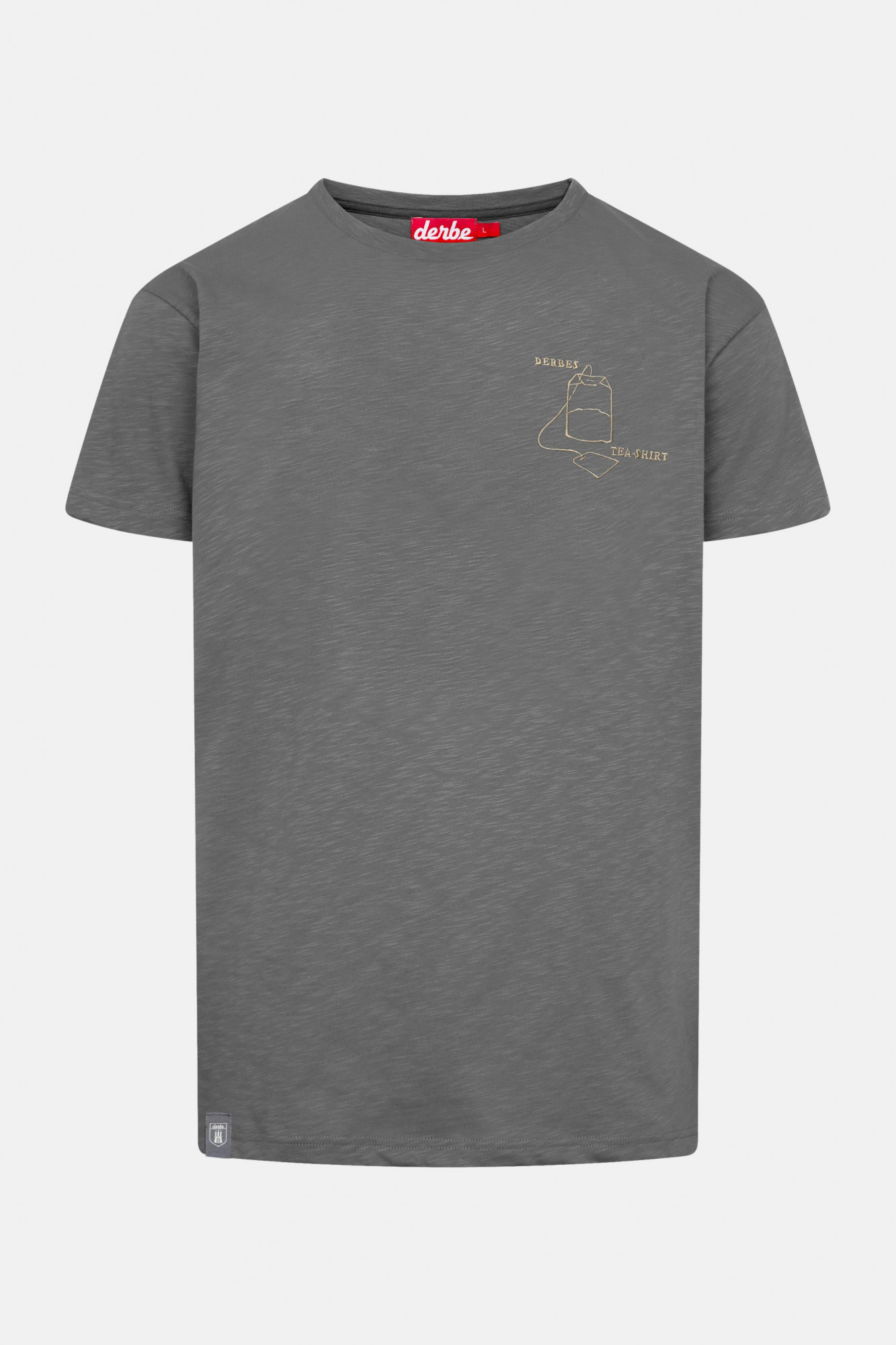 Derbe T-Shirt Tea Herren Grau