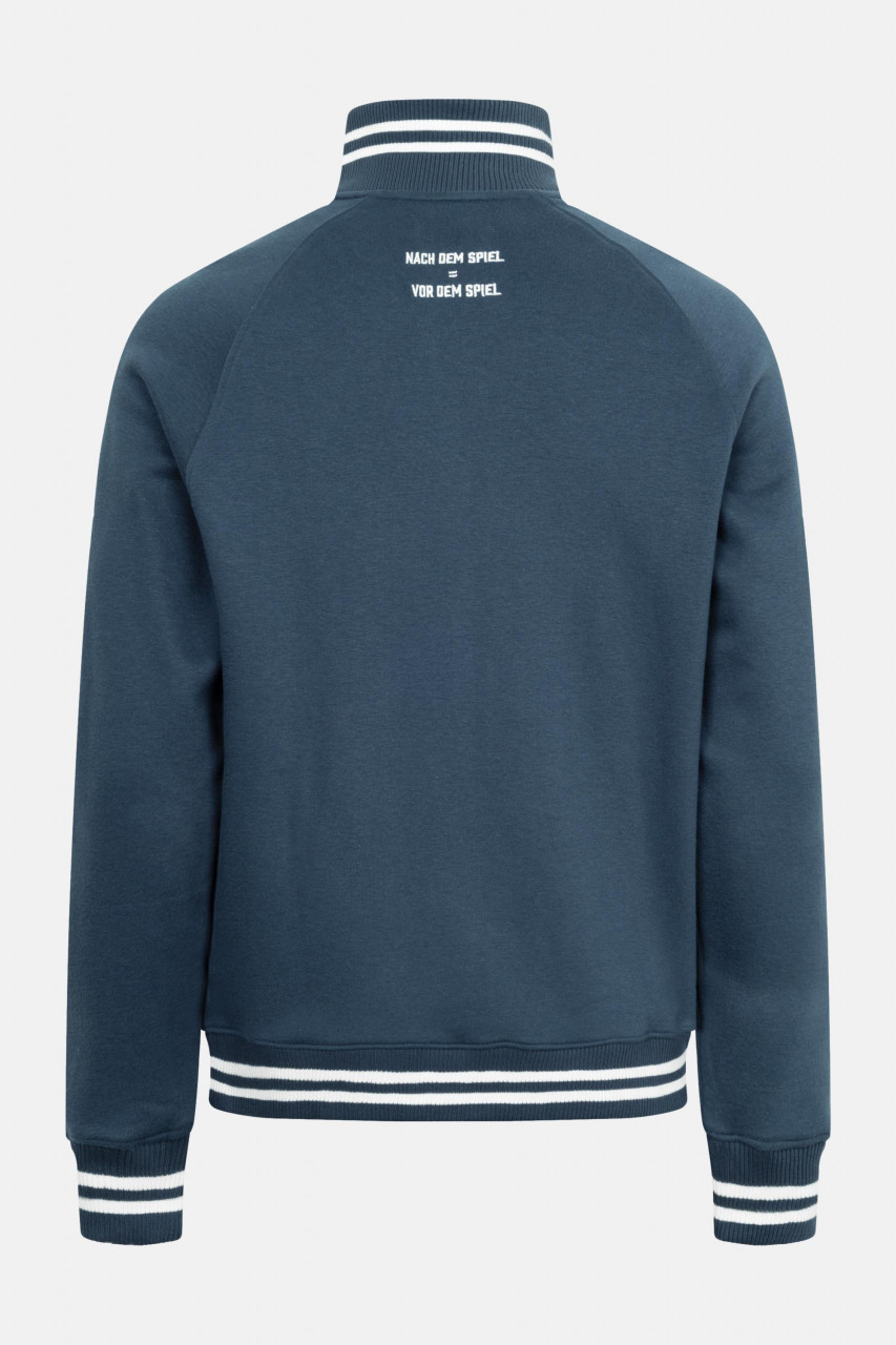 Derbe Trainingsjacke Team Kippes Herren Sweatjacke Dunkelblau