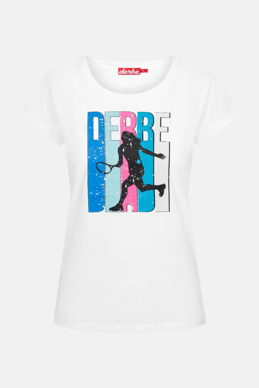 Derbe Tennis Damen T-Shirt Weiß