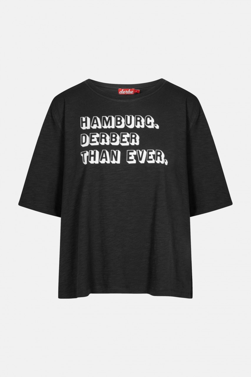 Derber Than Ever Damen T-Shirt Phantom Schwarz