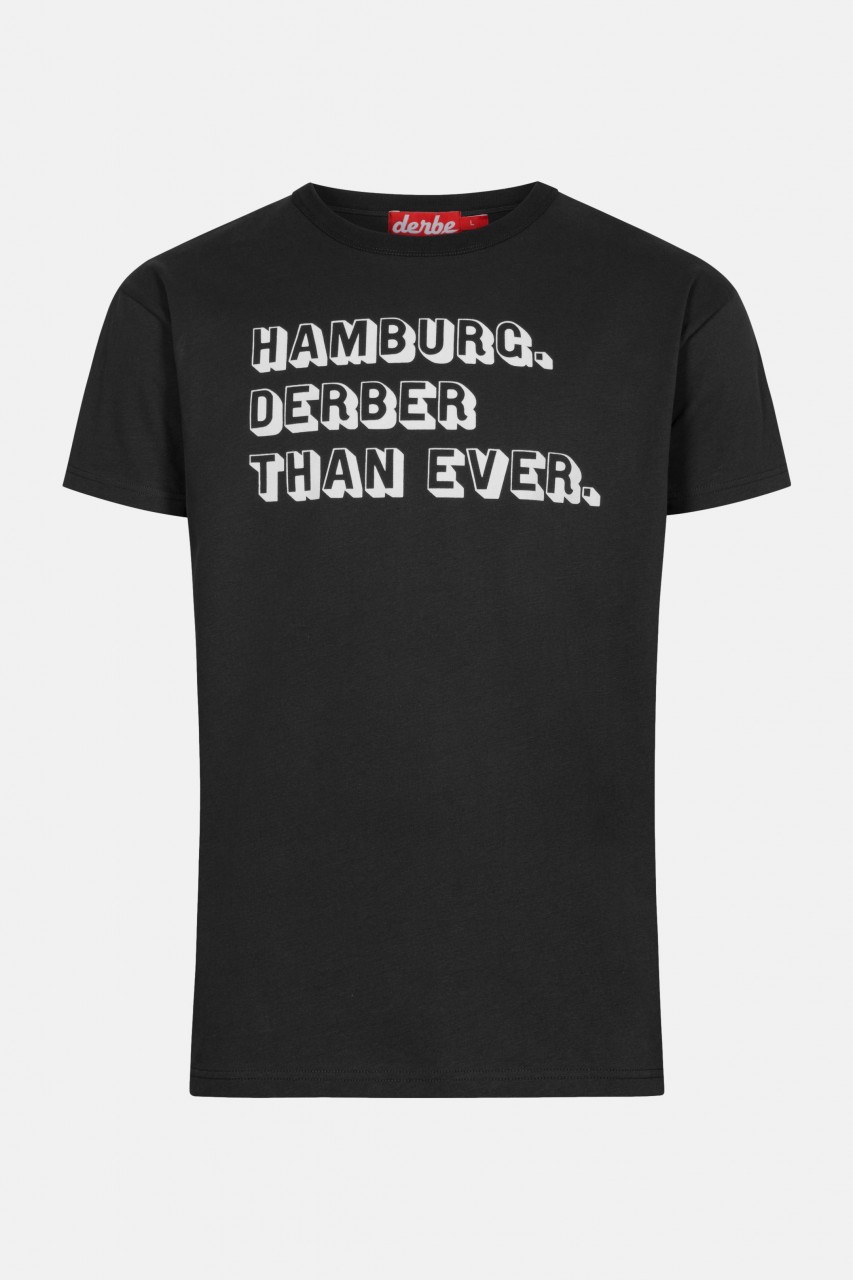 Derber Than Ever Herren T-Shirt Phantom Schwarz