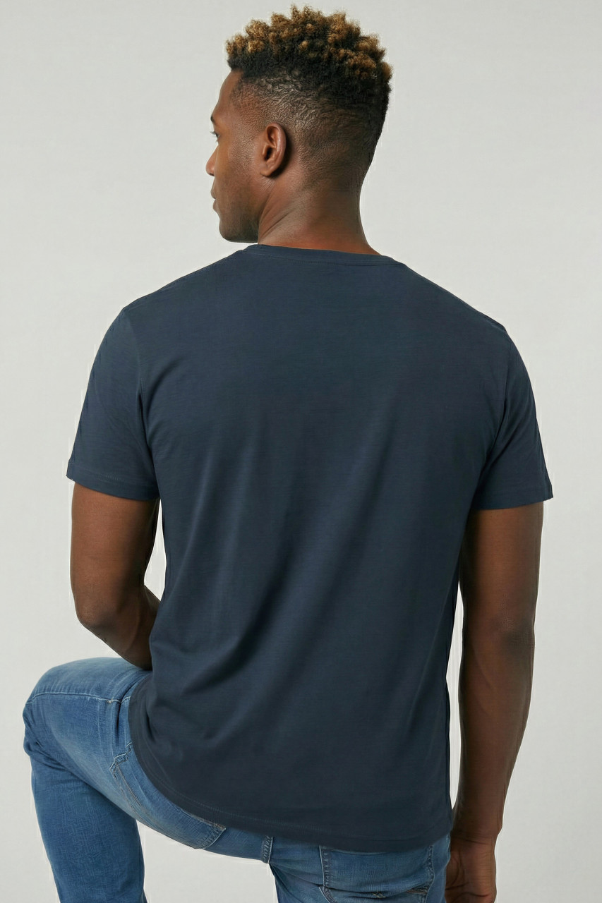 Derbe T-Shirt Tote Tante Herren Blau GOTS Organic