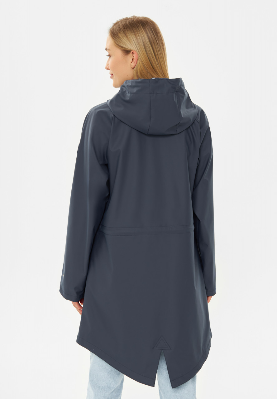 Derbe Regenjacke Traveby Friese Flower Damen Dunkelblau