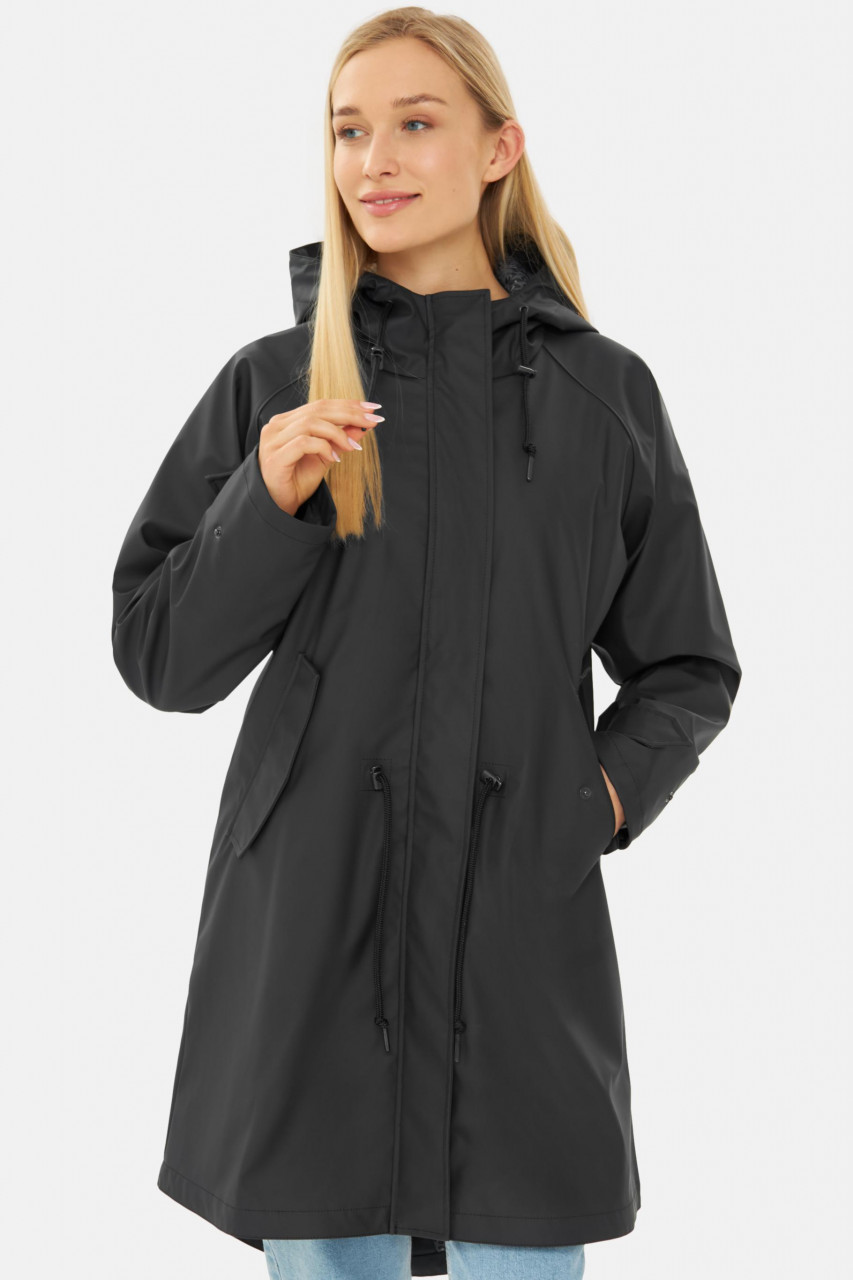 Derbe Regenjacke Traveby Friese Leo Damen Regenjacke Schwarz