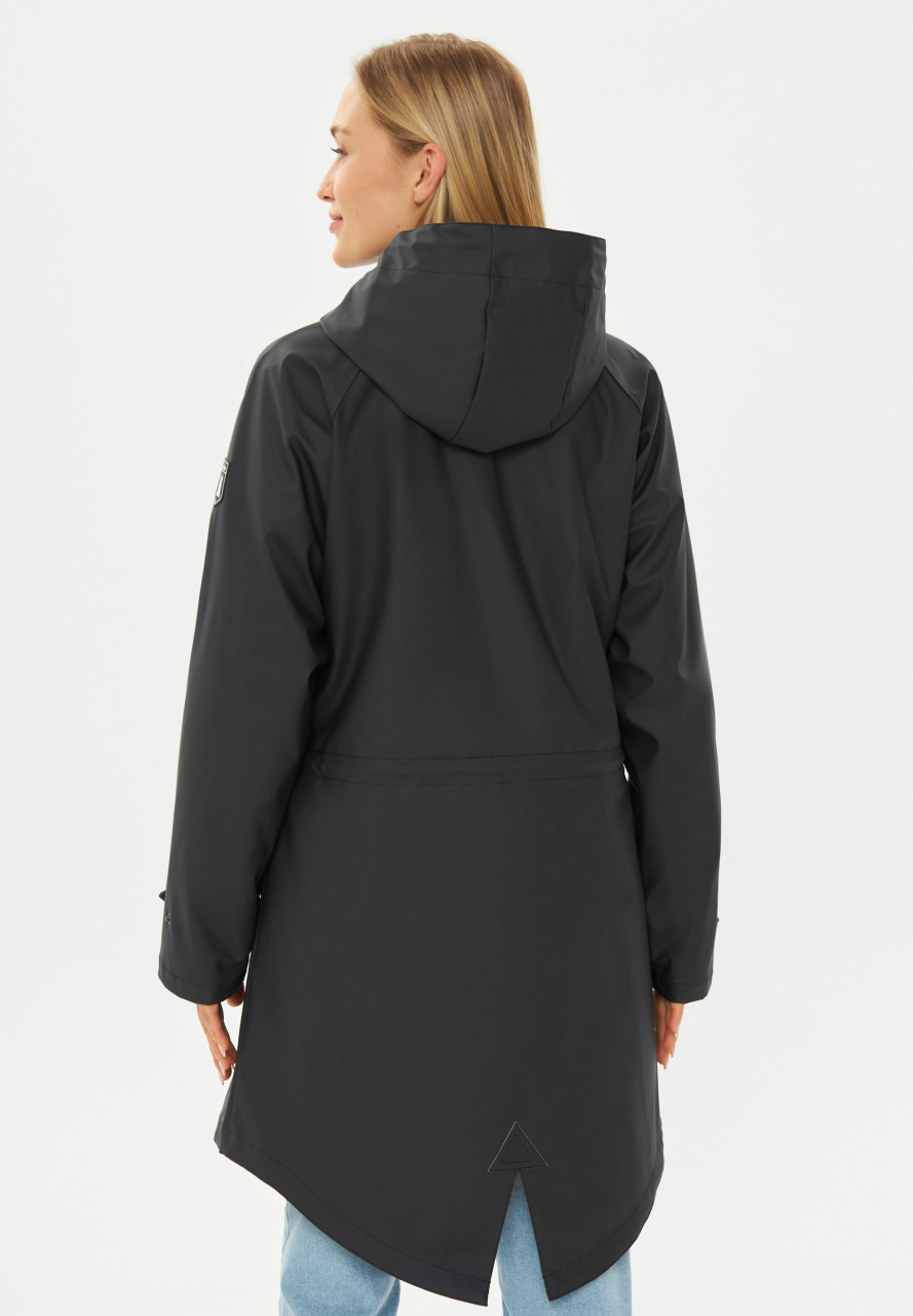 Derbe Regenjacke Traveby Friese Leo Damen Regenjacke Schwarz