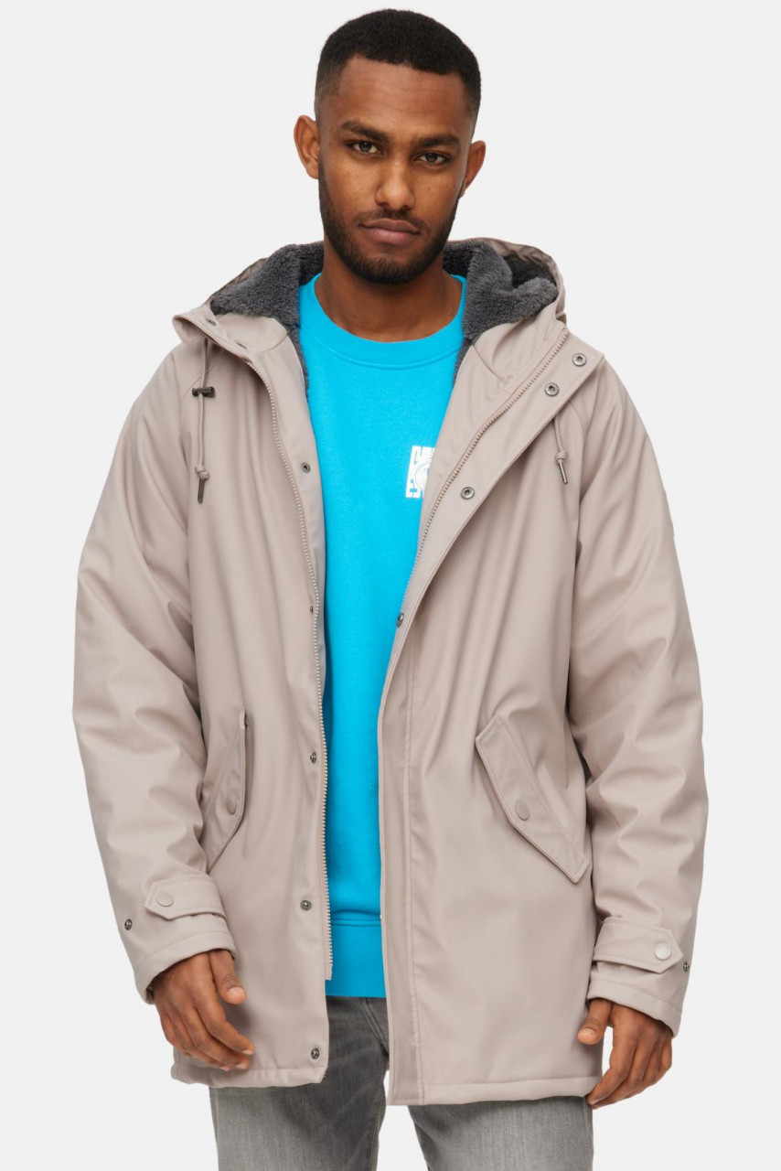 Derbe Regenjacke Trekholm As Herren Beige Gefüttert