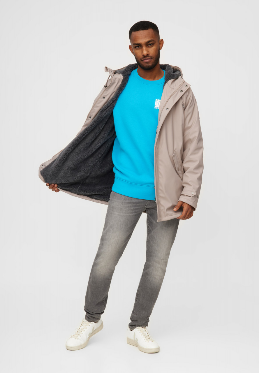 Derbe Regenjacke Trekholm As Herren Beige Gefüttert