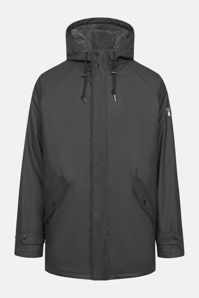 Derbe Regenjacke Trekholm As Herren Schwarz Gefüttert