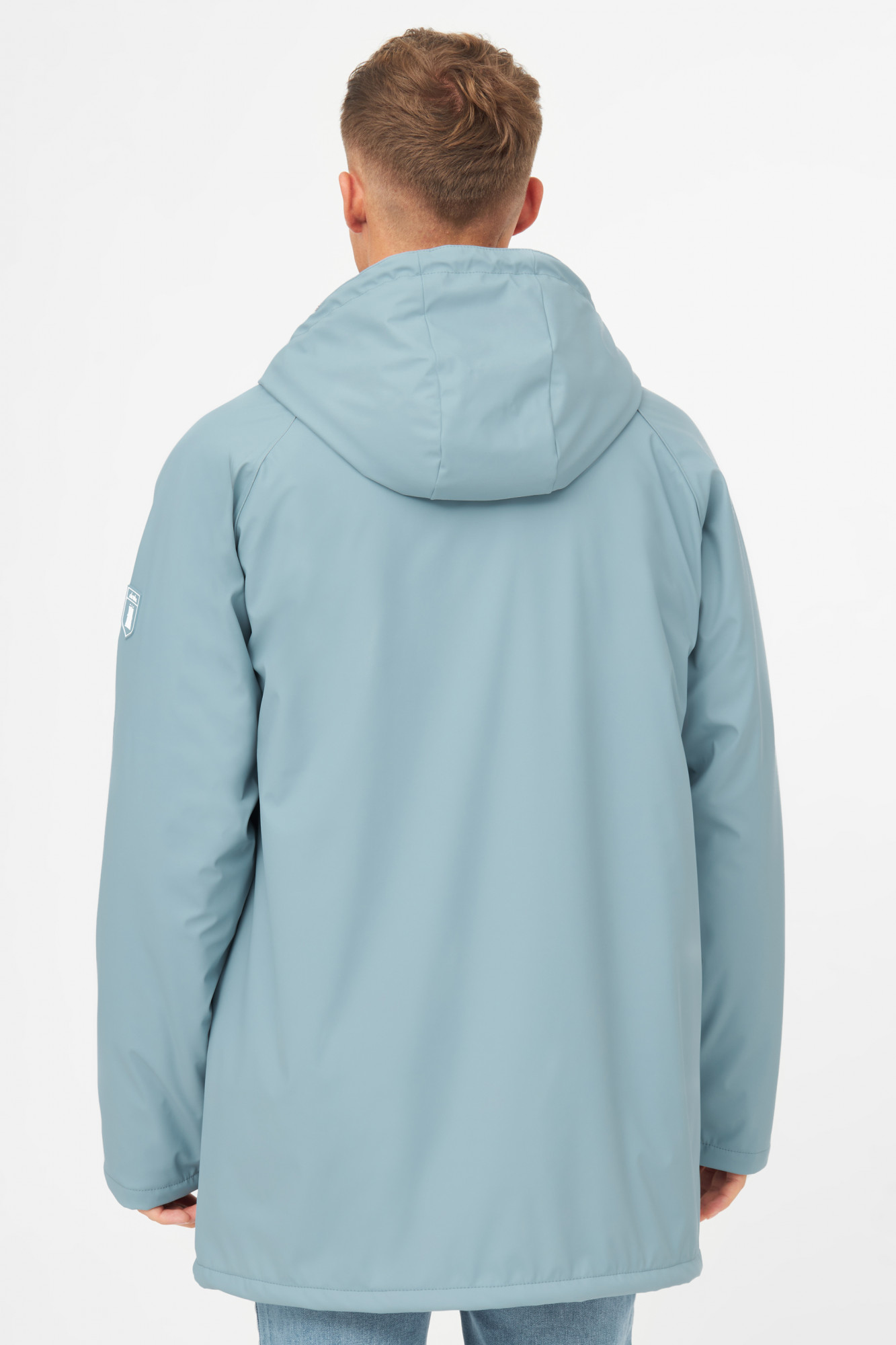 Derbe Regenjacke Trekholm Herren Hellblau Türkis