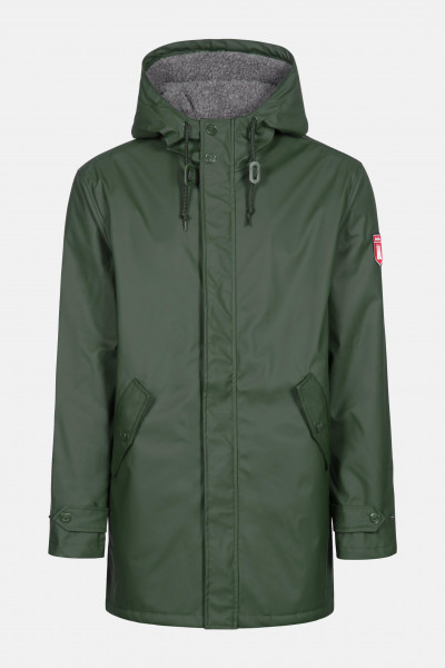 Derbe Trekholm Herren Regenjacke Oliv Gefüttert Derbe Trekholm Herren Regenjacke Oliv Gefüttert