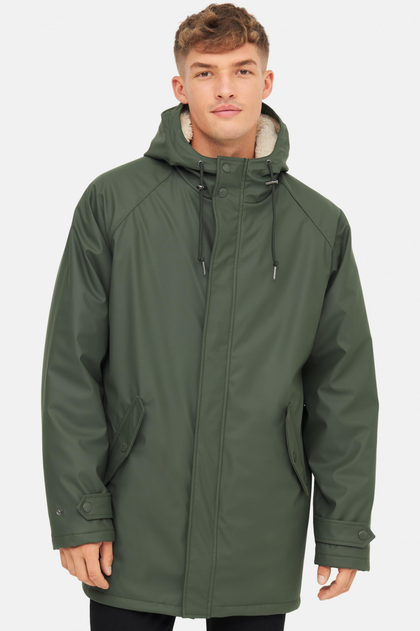 Derbe Regenjacke Trekholm Herren Oliv Grün