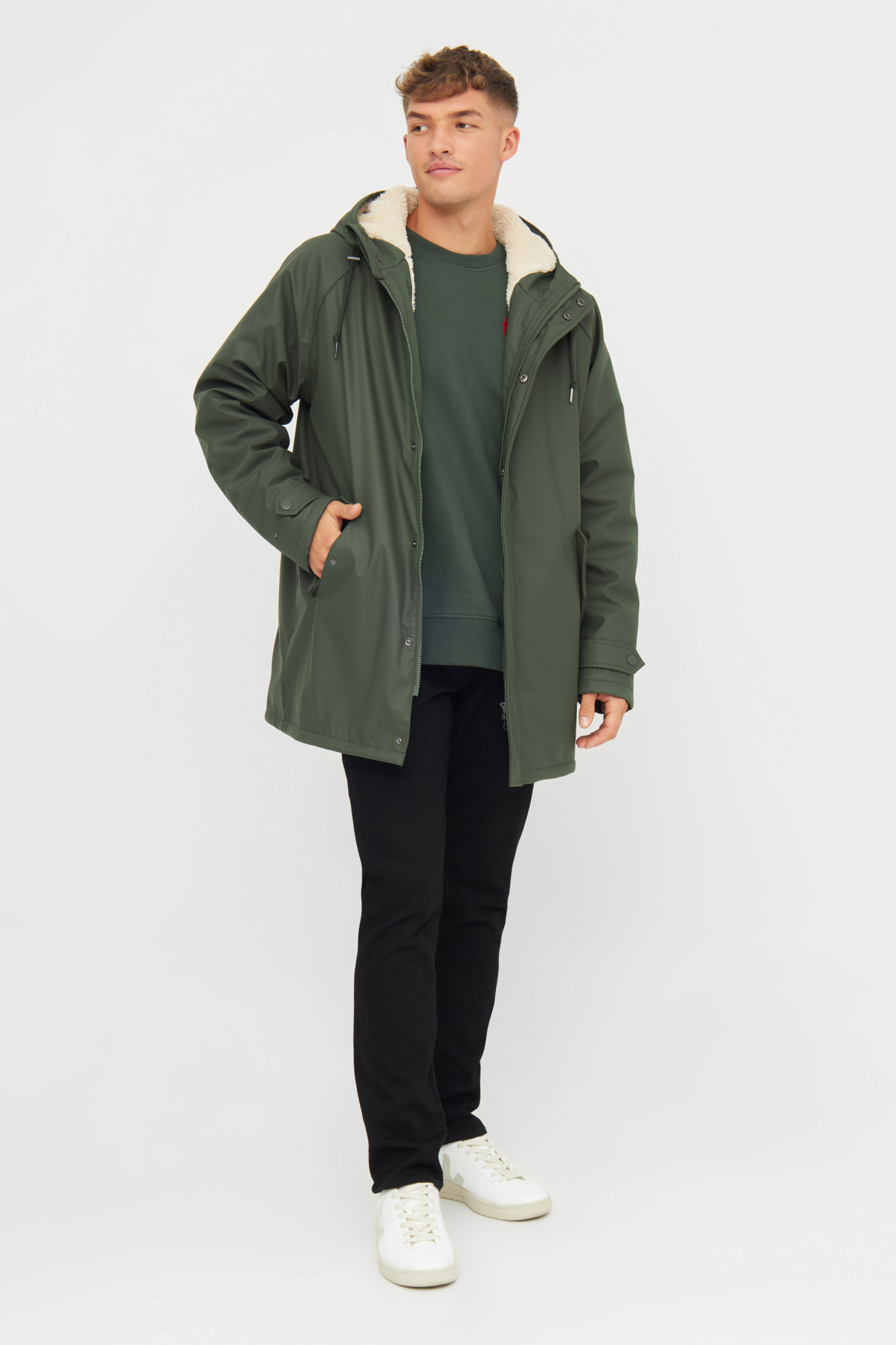 Derbe Regenjacke Trekholm Herren Oliv Grün