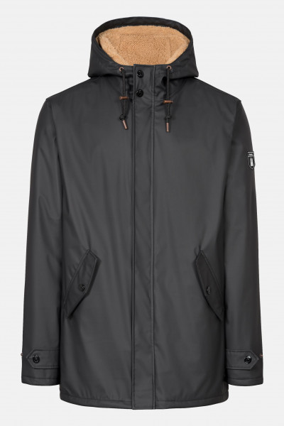Derbe Trekholm Herren Regenjacke Phantom Caramel Schwarz Gefüttert Derbe Trekholm Herren Regenjacke Phantom Caramel Schwarz Gefüttert