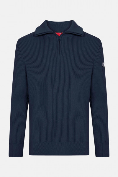 Derbe Troyer Gots Organic Herren Troyer Pullover Rippstrick Navy Dunkelblau Derbe Troyer Gots Organic Herren Troyer Pullover Rippstrick Navy Dunkelblau