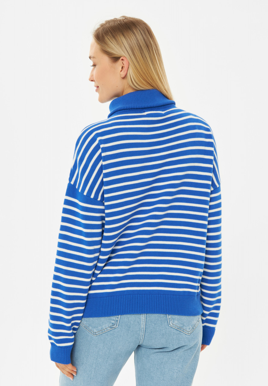 Derbe Troyer Striped Blau Weiß Strickpullover Derbe Hamburg Shop