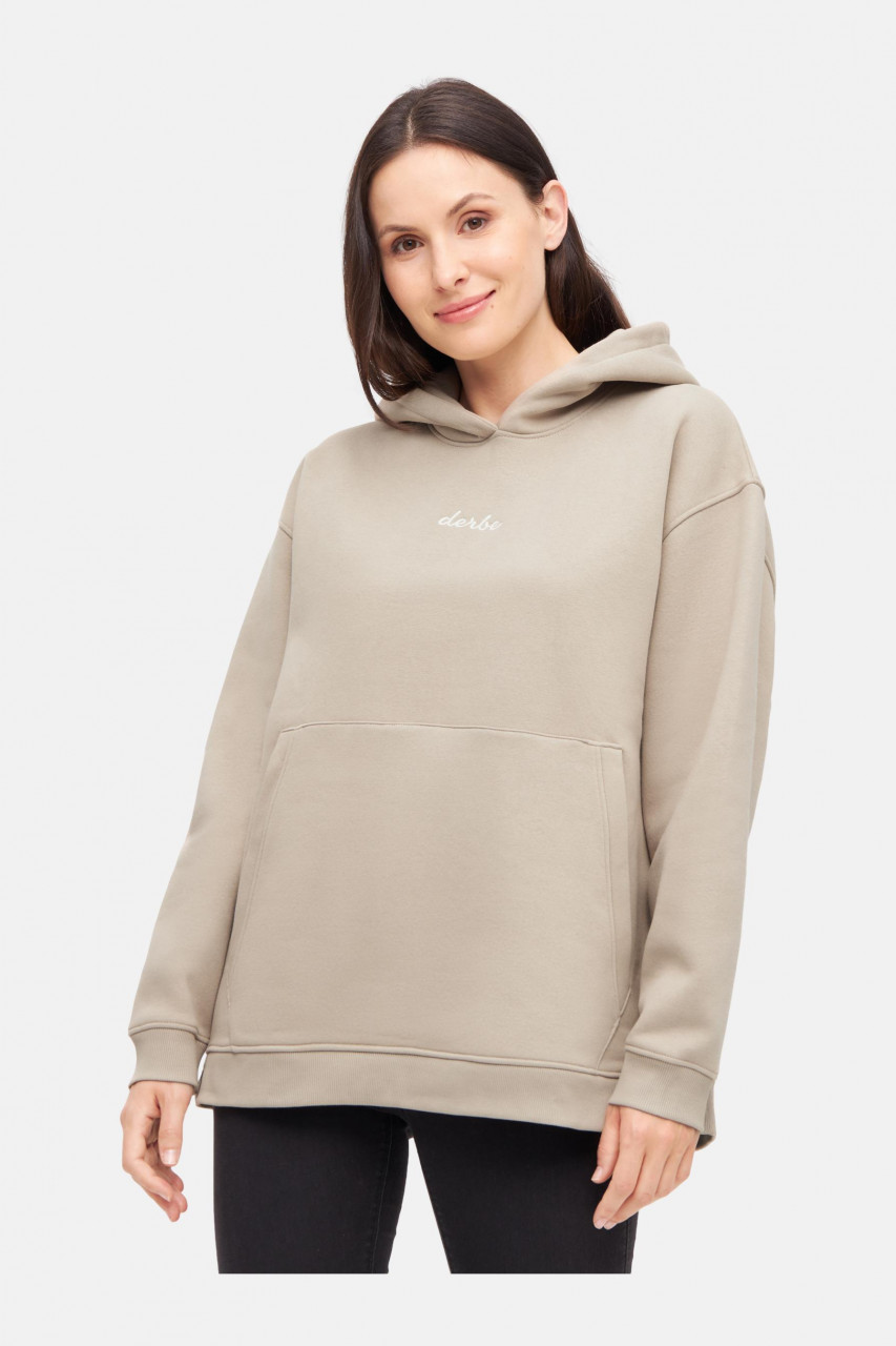 Derbe Hoodie Turmleucht Damen Cobblestone Beige Kapuzenpullover