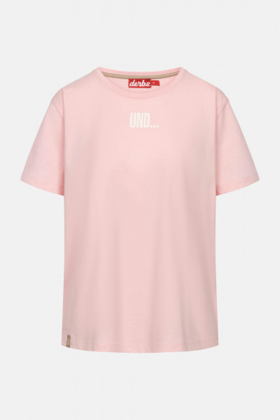 Derbe T-Shirt Und Tschüss Damen Rosa GOTS Organic