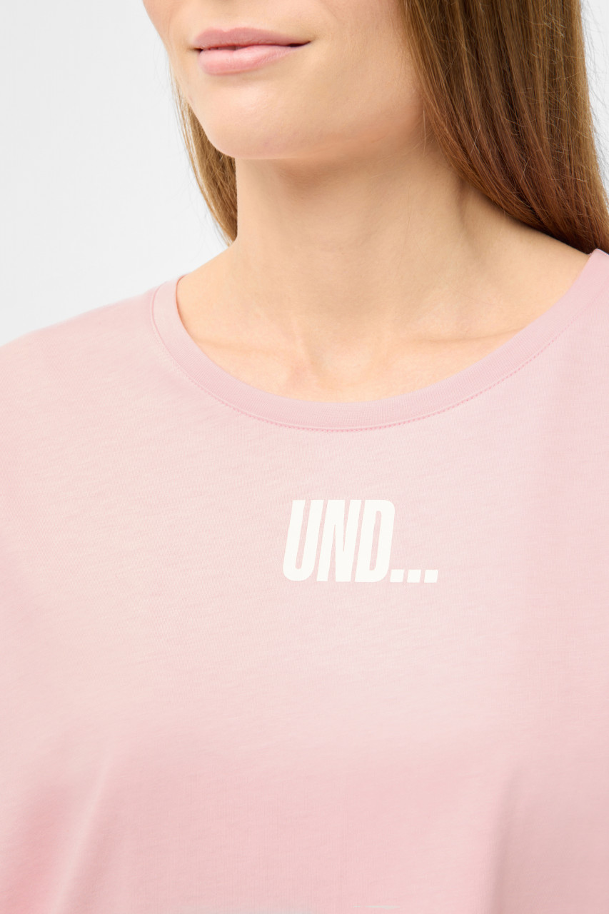 Derbe T-Shirt Und Tschüss Damen Rosa GOTS Organic