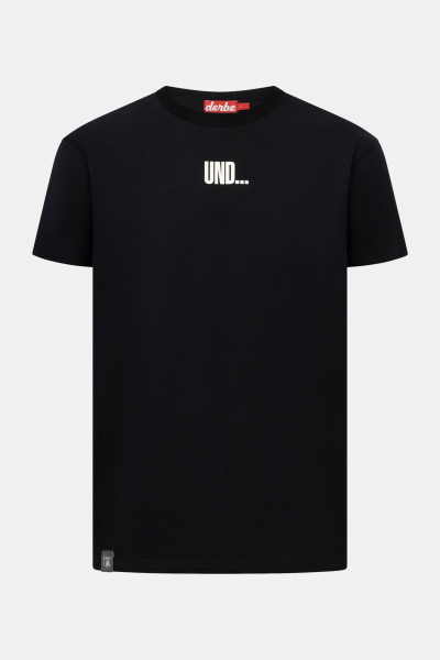 Derbe T-Shirt Und Tschüss Herren Schwarz GOTS Organic