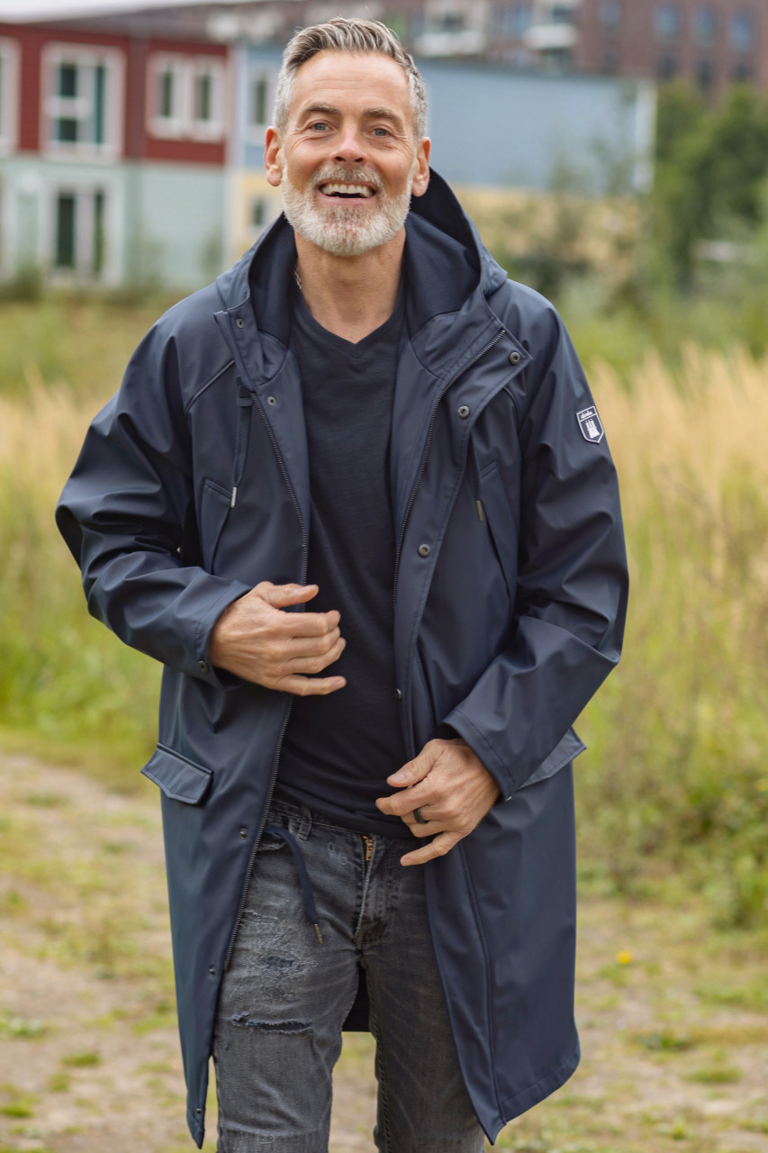 Derbe Regenjacke Valby Herren Dunkelblau