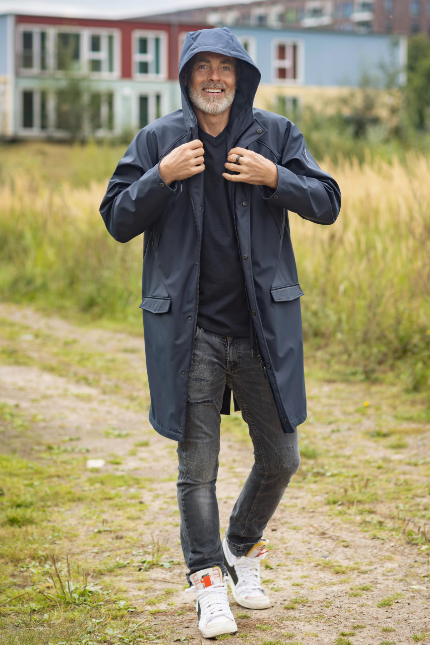 Derbe Regenjacke Valby Herren Dunkelblau