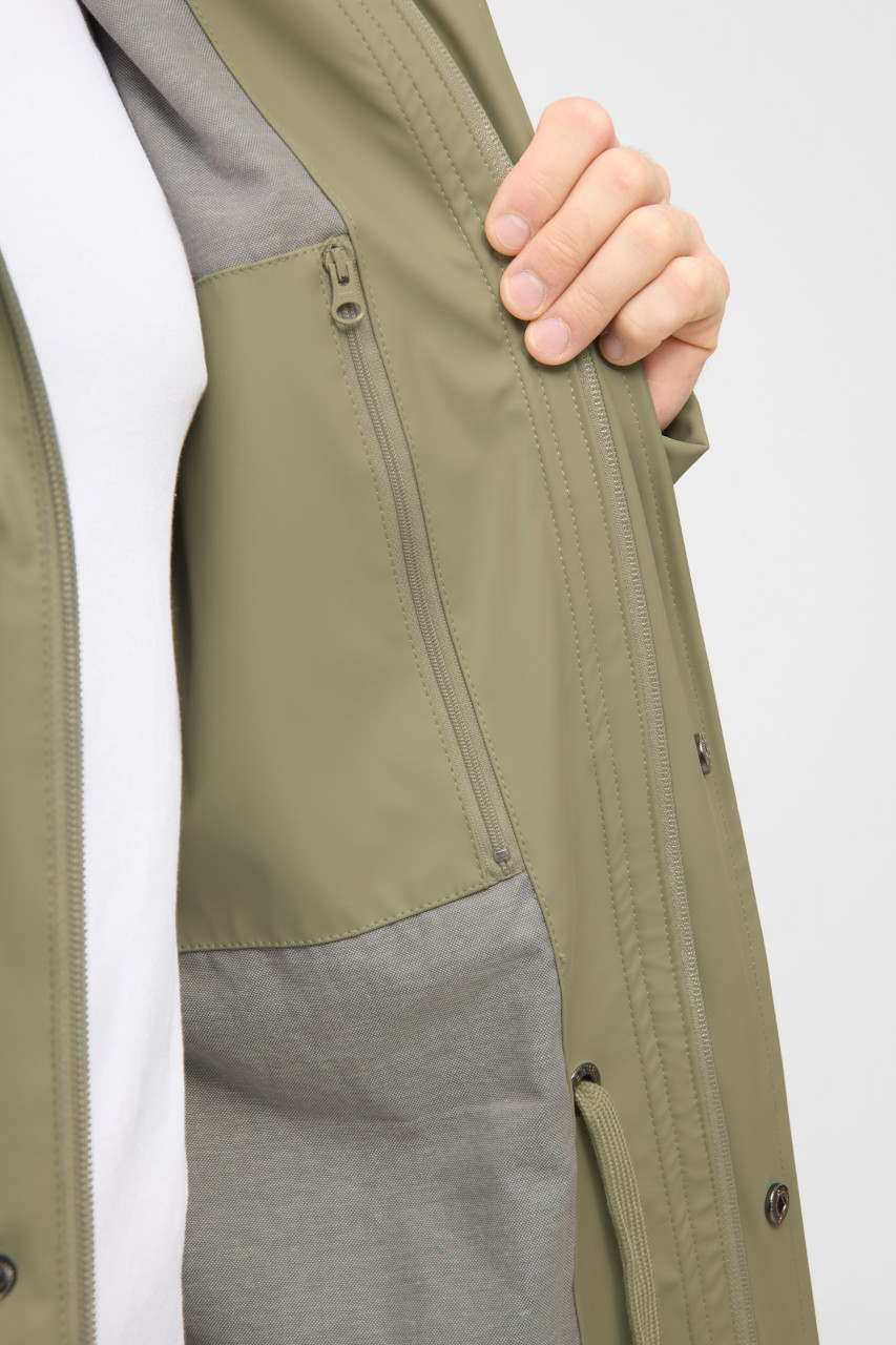 Derbe Regenjacke Valby Oxford Herren Hellgrün