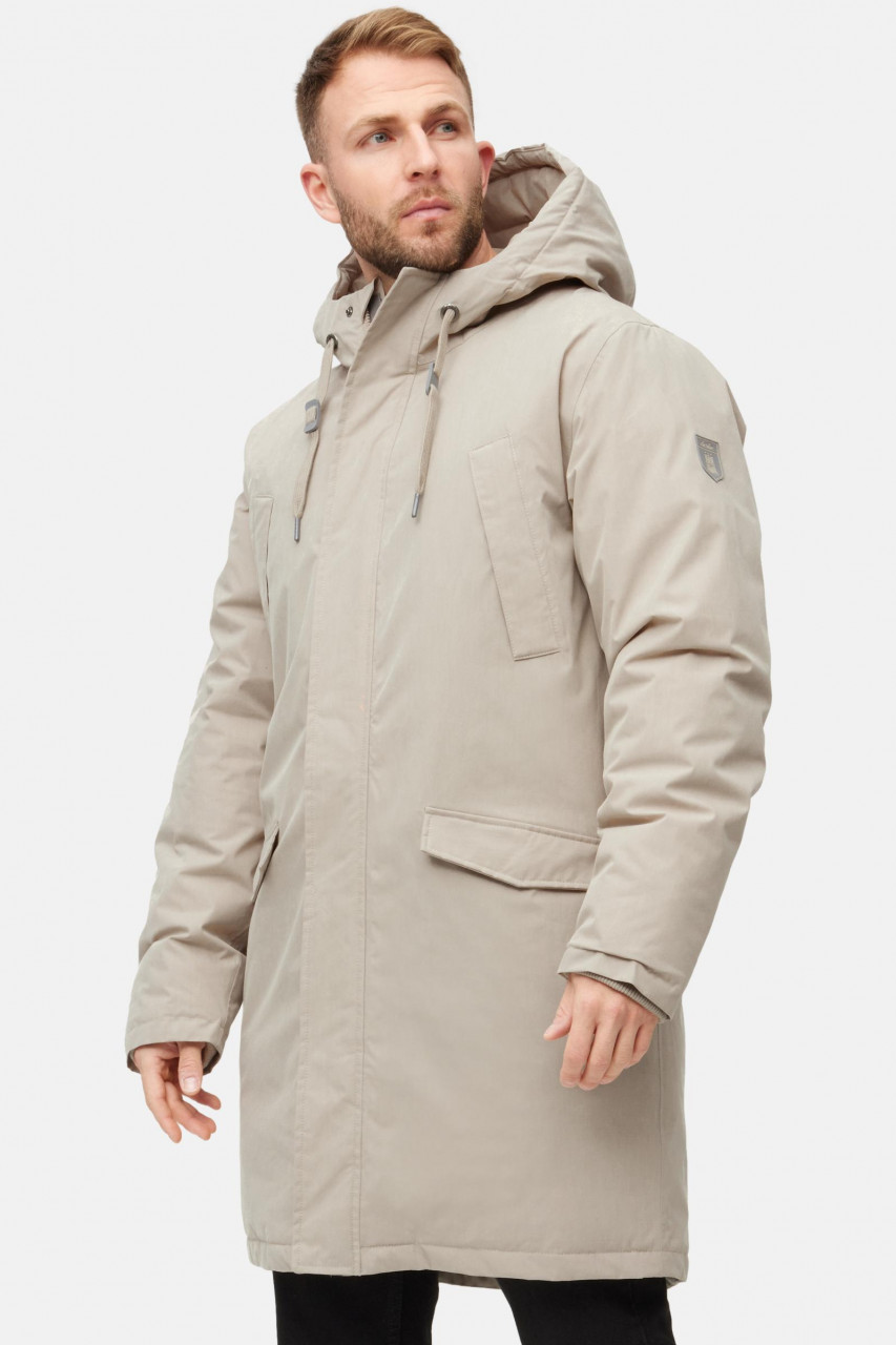 Derbe Winterjacke Valholm Herren Beige Warm Gefüttert
