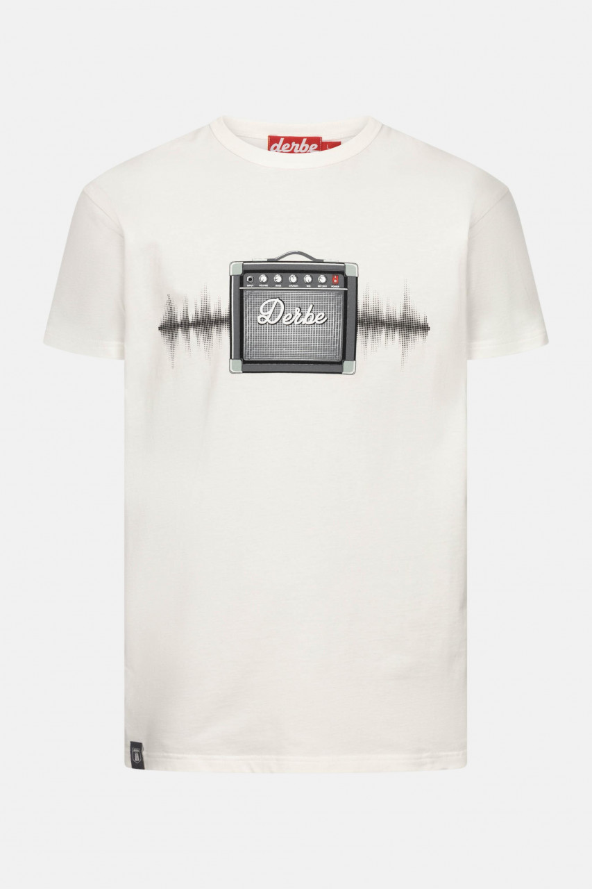 Derbe T-Shirt Verstärker Herren Weiß GOTS Organic