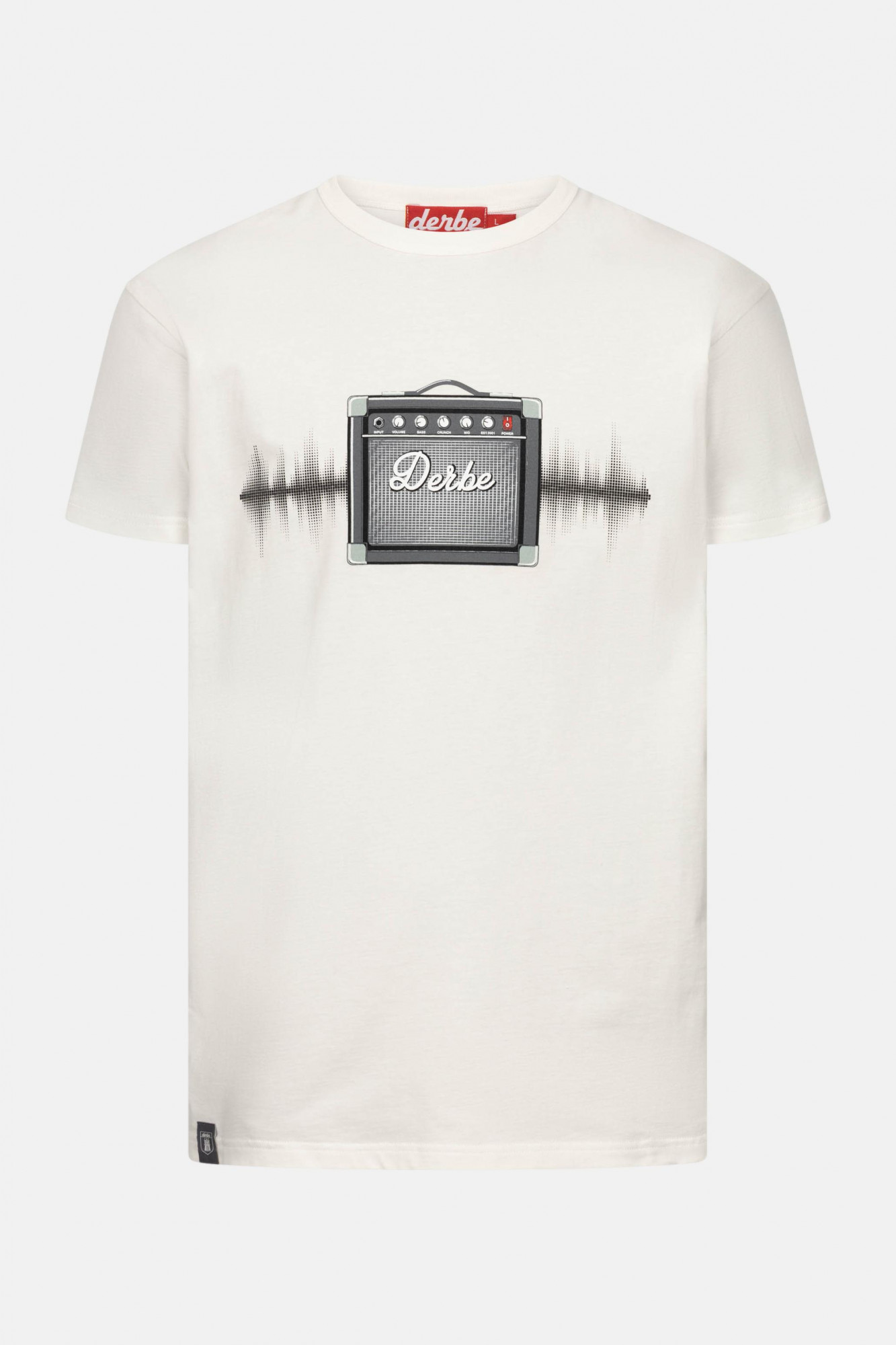 Derbe T-Shirt Verstärker Herren Weiß GOTS Organic